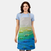 Levendig Water Flower Schort (Gedragen)