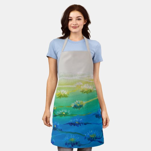 Levendig Water Flower Schort (Gedragen)