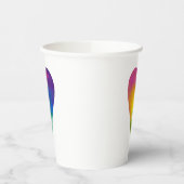 Levendig Waterverf hart Papieren Bekers (Links)