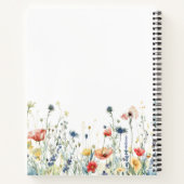 Levendig Wildflower Notitieboek (Achterkant)