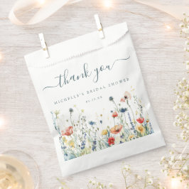 Levendig Wildflower Vrijgezellenfeest Bedankzakje