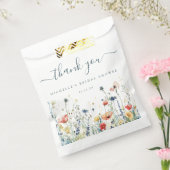 Levendig Wildflower Vrijgezellenfeest Bedankzakje (Gezegeld)
