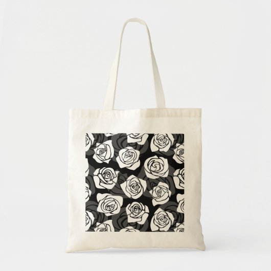 Levendig  witte rozen tote bag (Voorkant)