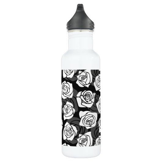 Levendig  witte rozen waterfles  (Rechts)