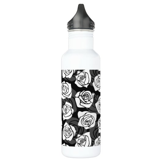 Levendig  witte rozen waterfles  (Links)