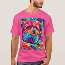 Levendig Yorkie Pop Art