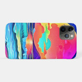 Levendig Zeegezicht bij Zonsondergang Case-Mate iPhone Case (Achterkant (horizontaal))