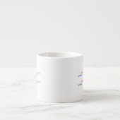 Levendig Zigzag Energiepatroon Espresso Kop (Voorkant)