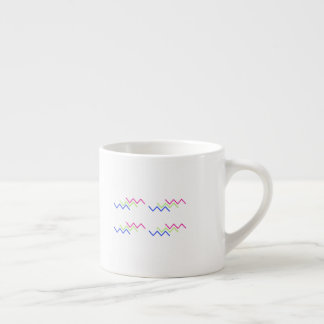 Levendig Zigzag Energiepatroon Espresso Kop