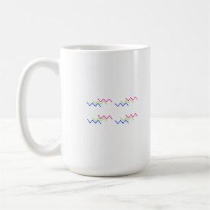 Levendig Zigzag Energiepatroon Koffiemok