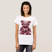 Levendig Zilver ABSTRACTE KUNST Ontwerp T-shirt (Voorkant volledig)