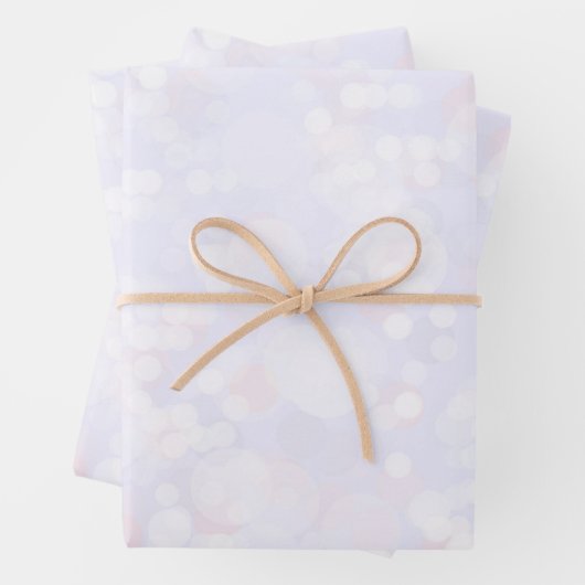 Levendig zilver en Lila Inpakpapier Vel (In situ)