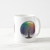 Levendig Zilver PRIDE bol Boom Koffiemok (Voorkant rechts)
