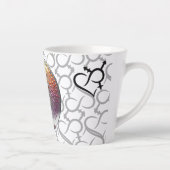 Levendig Zilver PRIDE bol Boom Latte Mok (Rechts)