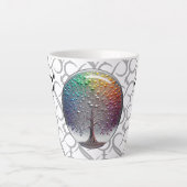 Levendig Zilver PRIDE bol Boom Latte Mok (Voorkant)