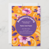 Levendig Zomer Bloem Patroon - Dopamine Dressing Kaart (Voorkant)