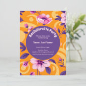 Levendig Zomer Bloem Patroon - Dopamine Dressing Kaart (Staand voorkant)