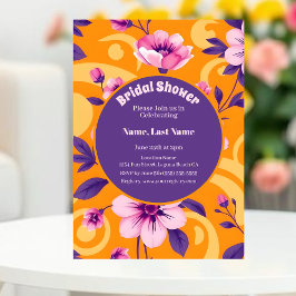 Levendig Zomer Bloem Patroon - Dopamine Dressing Kaart