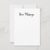 Levendig Zonnebloem Botanische Kunst Ontwerp Bedankkaart (Achterkant)