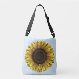 Levendig Zonnebloem Botanische Kunst Ontwerp Crossbody Tas