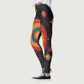 Levendig Zonnestelsel Leggings voor Meisjes (Links)