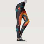 Levendig Zonnestelsel Leggings voor Meisjes (Rechts)