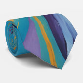 Levendig zwenken stropdas (Opgerold)