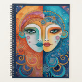 Levendige 12 maanden ongedateerde planner (Voorkant)