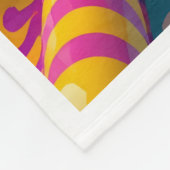 Levendige 3D Abstracte Bollen en Patronen Dekbed Fleece Deken (Hoek)
