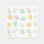 Levendige 3D ballonnen papieren servetten (Voorkant)