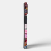 Levendige 3D bloemenopstelling, diamant lijst Case-Mate iPhone Case (Achterkant / Rechts)