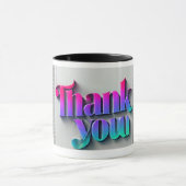 Levendige 3D dank u Mok (Midden)