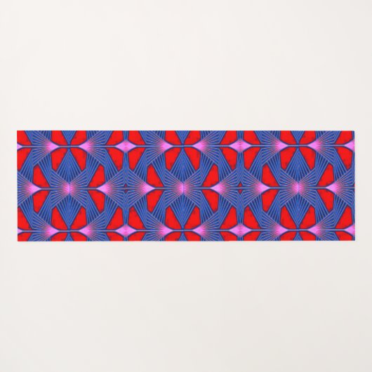 Levendige 3D Kleurrijke Digitale Ontwerp Yoga Mat (Achterkant (horizontaal))