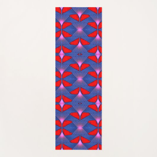 Levendige 3D Kleurrijke Digitale Ontwerp Yoga Mat (Voorkant)