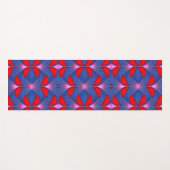 Levendige 3D Kleurrijke Digitale Ontwerp Yoga Mat (Voorkant (horizontaal))