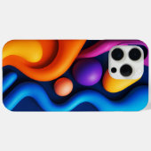 Levendige Abstracte 3D-vormen Case-Mate iPhone Case (Achterkant (horizontaal))