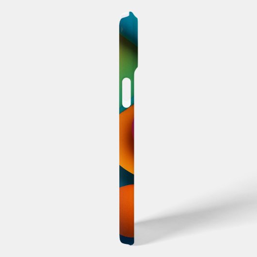 Levendige Abstracte 3D-vormen Case-Mate iPhone Case (Achterkant / Rechts)