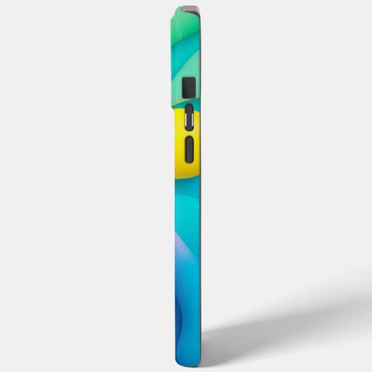 Levendige Abstracte 3D-vormen Case-Mate iPhone Case (Achterkant / Links)