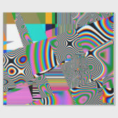 Levendige abstracte achtergrond. Kleurig patroon.  Cadeaupapier (Vlak)