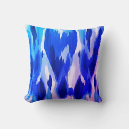 Levendige abstracte achtergrond van wervelpatroon kussen