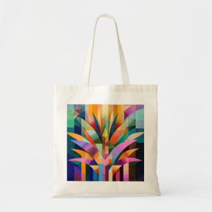 Levendige Abstracte Agave Tote Tas