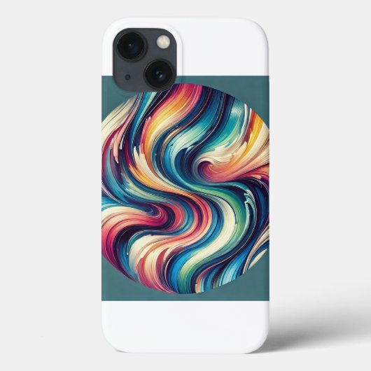 Levendige Abstracte Art Phone Case (Achterkant)