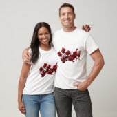 Levendige ABSTRACTE BLOEM Stijlverklaring T-shirt (Unisex)