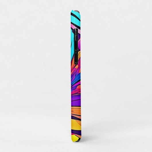 Levendige Abstracte Bloemen Case-Mate iPhone Case (Achterkant/links)