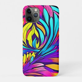Levendige Abstracte Bloemen Case-Mate iPhone Case