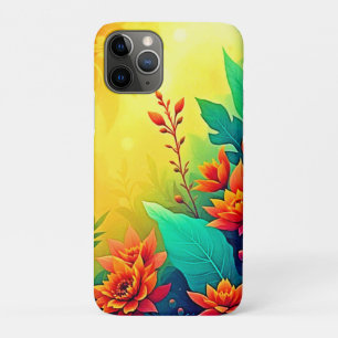 Levendige Abstracte bloemen schoonheid Case-Mate iPhone Case