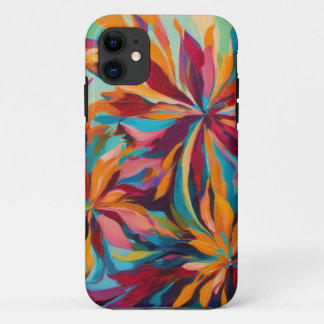 Levendige Abstracte Bloemen Telefoonhoes Case-Mate iPhone Case