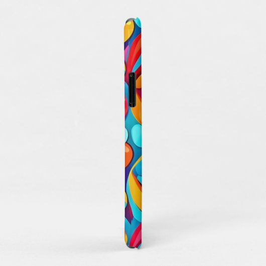 Levendige Abstracte bloemenexplosie Case-Mate iPhone Case (Achterkant/rechts)