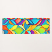 Levendige Abstracte bloemenexplosie Yogamat (Achterkant (horizontaal))