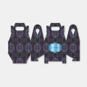 Levendige Abstracte Bloemengevel Bedankdoosjes (Uitgevouwen)